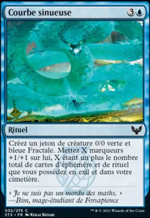 Courbe sinueuse