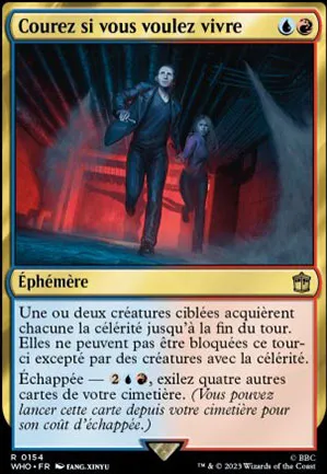 Courez si vous voulez vivre