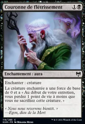 Couronne de flétrissement