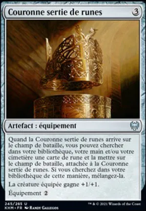 Couronne sertie de runes