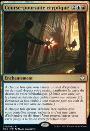 Course-poursuite cryptique