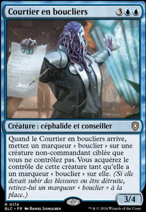 Courtier en boucliers