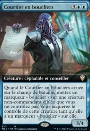 Courtier en boucliers