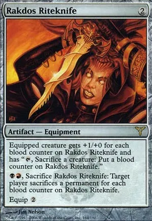 Couteau rituel rakdos