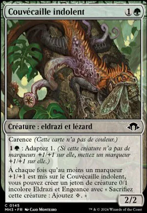 Couvécaille indolent