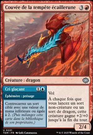Couvée de la tempête écaillerune // Cri glaçant