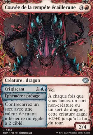 Couvée de la tempête écaillerune // Cri glaçant