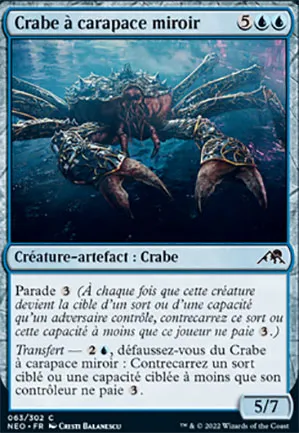 Crabe à carapace miroir