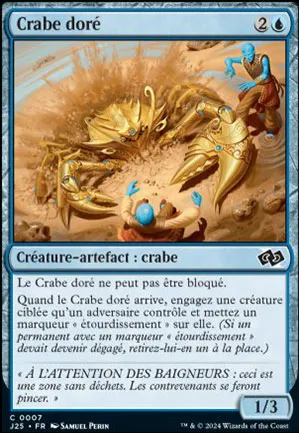 Crabe doré