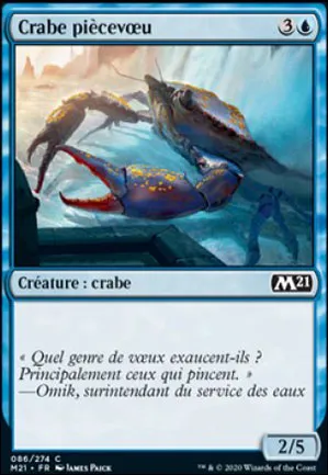 Crabe piècevœu