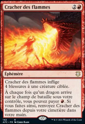 Cracher des flammes