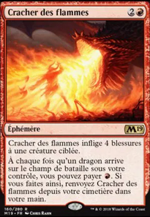 Cracher des flammes