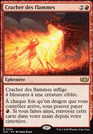 Cracher des flammes
