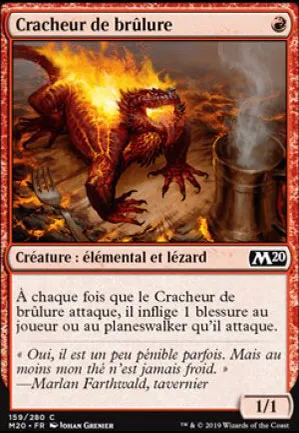Cracheur de brûlure