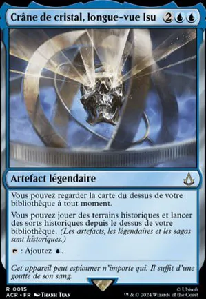 Crâne de cristal, longue-vue Isu