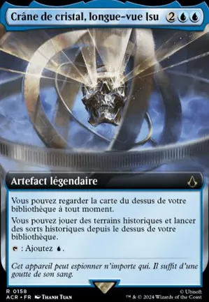 Crâne de cristal, longue-vue Isu