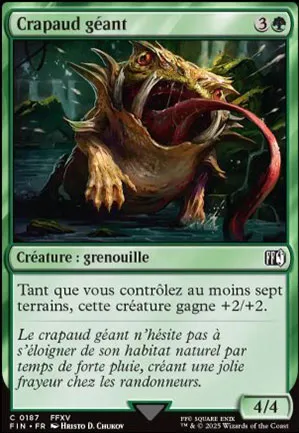 Crapaud géant