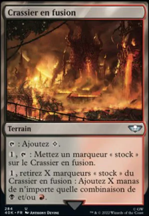 Crassier en fusion