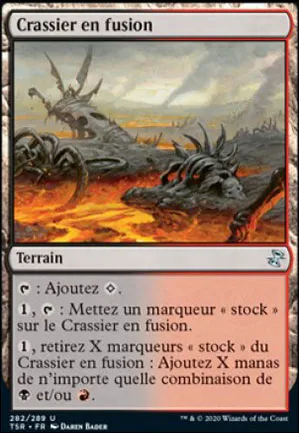 Crassier en fusion