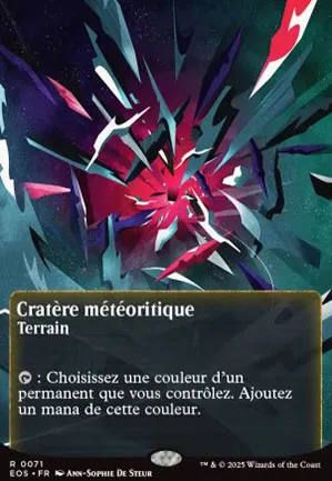 Cratère météoritique