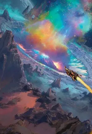 Cratère météoritique - Illustration