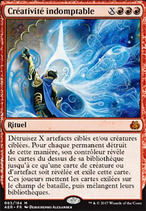 Créativité indomptable