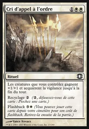 Cri d'appel à l'ordre
