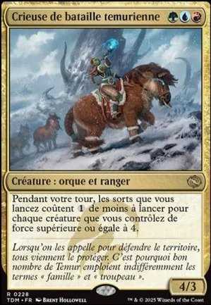 Crieuse de bataille temurienne