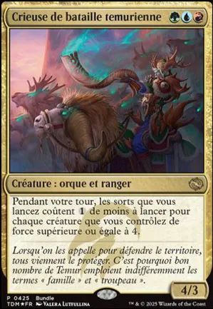 Crieuse de bataille temurienne