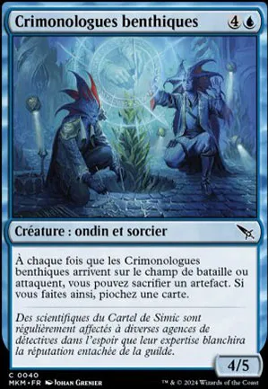 Crimonologues benthiques