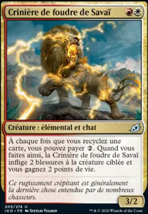 Crinière de foudre de Savaï