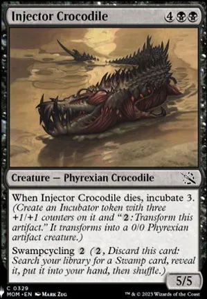 Crocodile à injecteur
