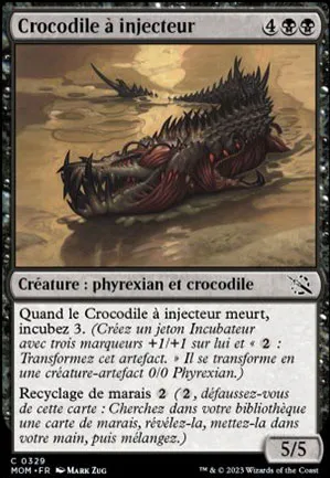 Crocodile à injecteur