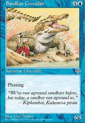 Crocodile des bancs de sable