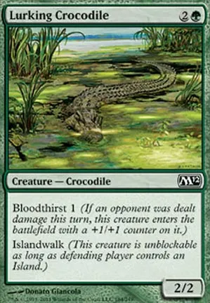 Crocodile en maraude