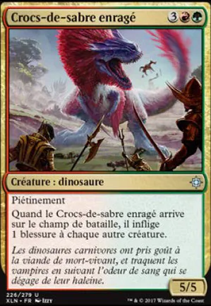 Crocs-de-sabre enragé
