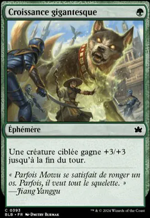 Croissance gigantesque