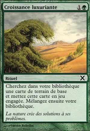 Croissance luxuriante