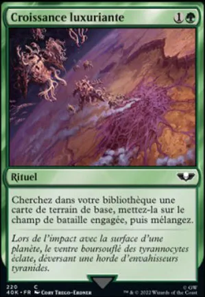 Croissance luxuriante