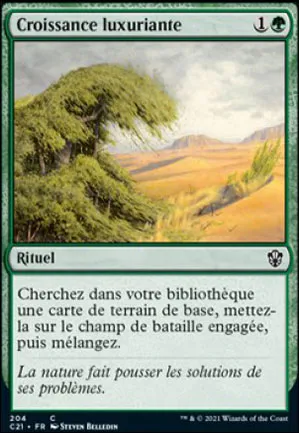 Croissance luxuriante