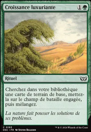 Croissance luxuriante