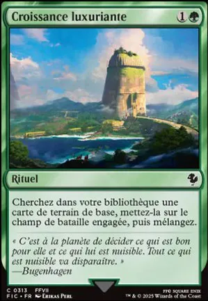 Croissance luxuriante