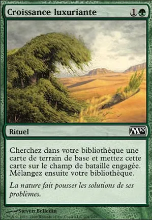 Croissance luxuriante