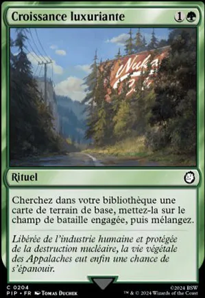 Croissance luxuriante