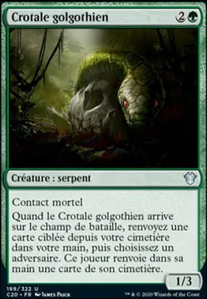 Crotale golgothien