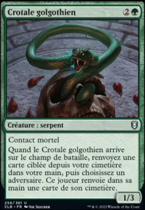 Crotale golgothien