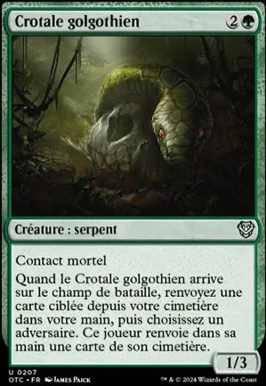 Crotale golgothien