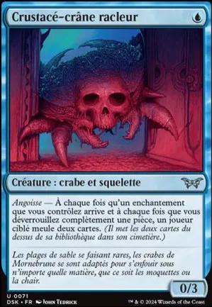 Crustacé-crâne racleur