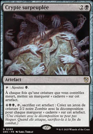Crypte surpeuplée