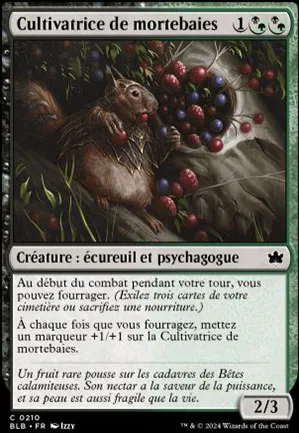 Cultivatrice de mortebaies